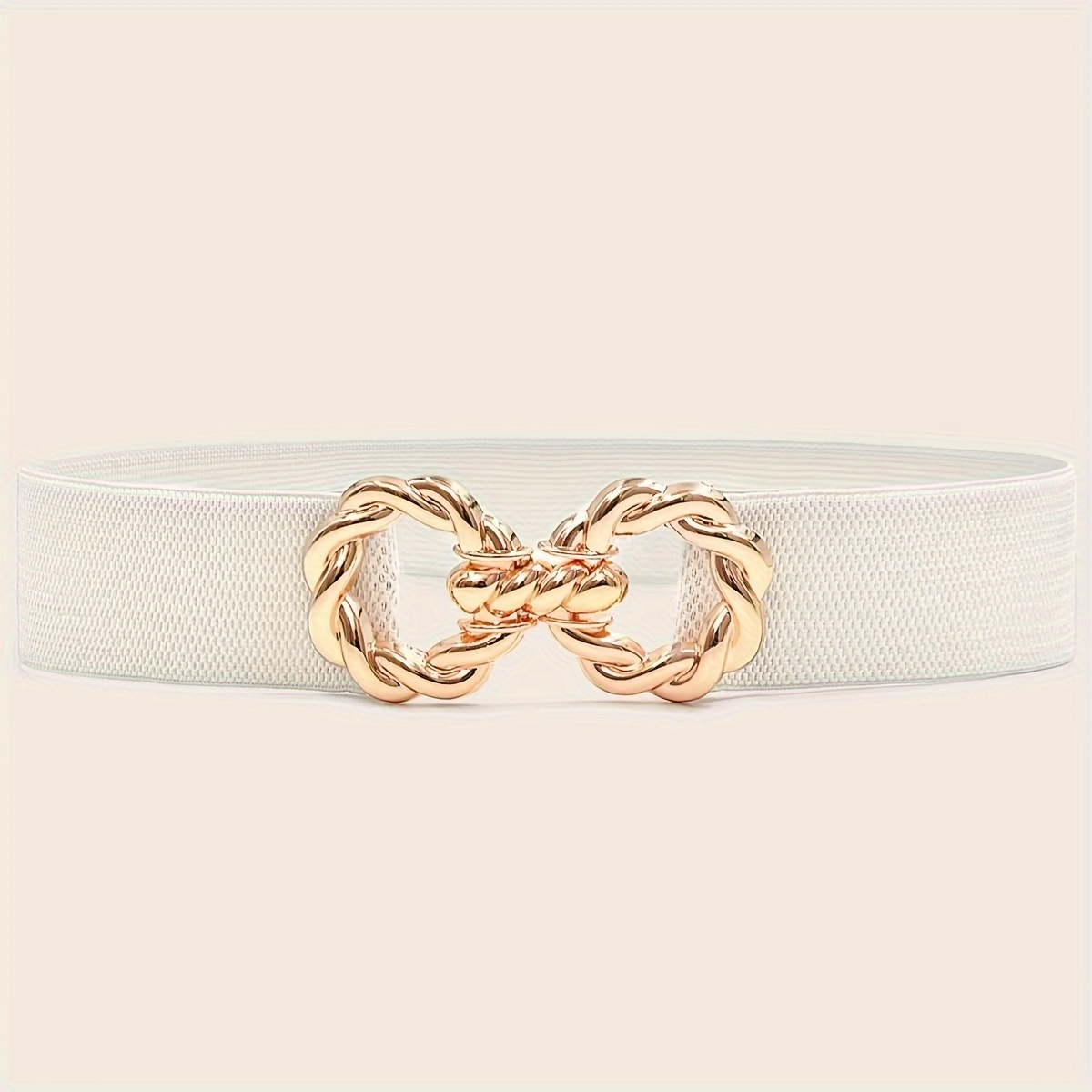 Women's Elastic Waist Belt Slimming Versatile for Casual & Business Wear